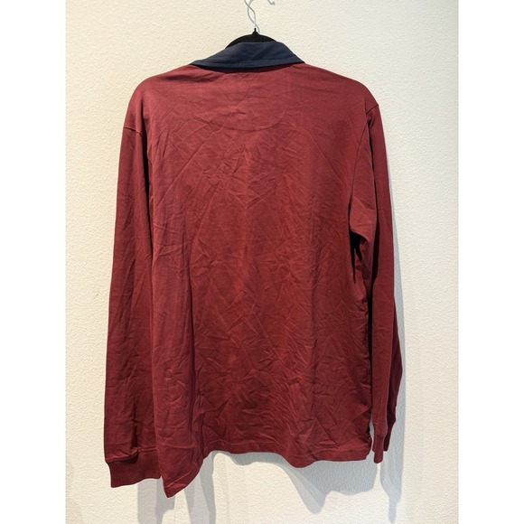 Hackett London Rugby Snow Polo Shirt Long Sleeve Size LG Essential British Kit - Picture 7 of 11